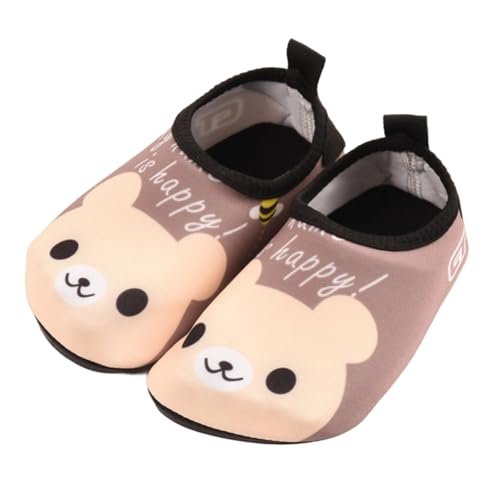 Generisch Hausschuhe Mädchen Rutschfeste Barfussschuhe Kinder Herbst Pantoffeln Flache Weich Turnschläppchen Jungen Filz Hüttenschuhe Atmungsaktiv Lauflernschuhe Barfuss Kinderhausschuhe von Generisch