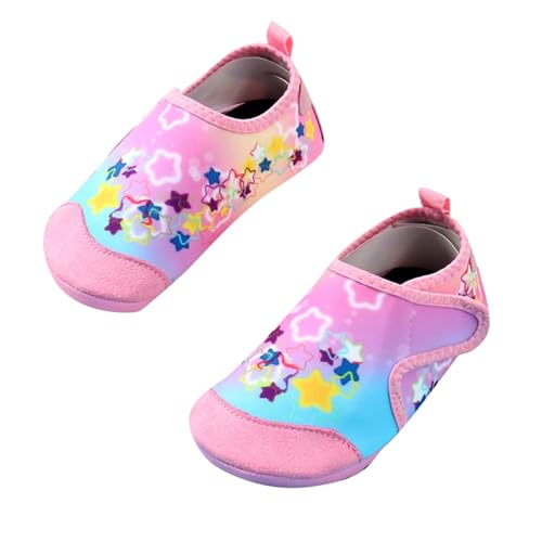 Generisch Hausschuhe Mädchen Rutschfeste Barfussschuhe Kinder Herbst Pantoffeln Flache Weich Turnschläppchen Jungen Filz Hüttenschuhe Atmungsaktiv Lauflernschuhe Barfuss Kinderhausschuhe von Generisch