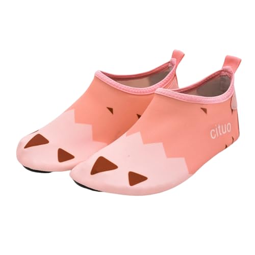 Generisch Hausschuhe Mädchen Rutschfeste Barfussschuhe Kinder Herbst Pantoffeln Flache Weich Turnschläppchen Jungen Filz Hüttenschuhe Atmungsaktiv Lauflernschuhe Barfuss Kinderhausschuhe von Generisch