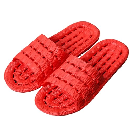 Generisch Hausschuhe für Damen Herren, Wolkenschuhe Dicke Plattform Sommer Strand Eva Weiche Sohle Slide Sandalen, Dusche Schnell Trocknend Badezimmer Massage Pool Gym Haus Slipper von Generisch