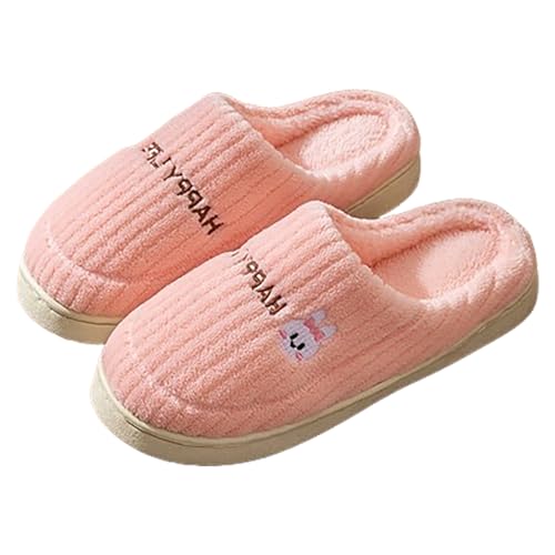 Generisch Hausschuhe für Herren, warm, Dinosaurier-Design, für den Winter S Damenschuhe 41 (Hot Pink, 40) von Generisch