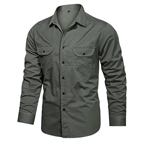 Generisch Hemd Herren Langarm Business Hemd Bügelleicht Freizeithemden für Herren Button Down Hemd Herren Schwarz Slim Fit Polo Herren Langarm Schwarz Langarm Poloshirt Herren Slim Fit Stretch von Generisch
