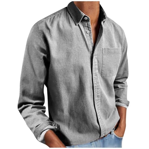 Generisch Hemd Herren Langarm XXL Hemd Herren Langarm Bügelfrei Hemd Herren Langarm Regular Fit Hemd Herren Langarm Schwarz Hemd Herren Langarm Weiß Hemd Herren Langarm Regular Fit Leinen von Generisch