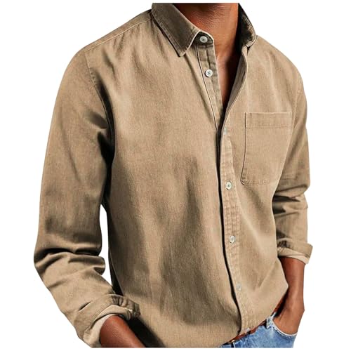 Generisch Hemd Herren Langarm XXL Hemd Herren Langarm Bügelfrei Hemd Herren Langarm Regular Fit Hemd Herren Langarm Schwarz Hemd Herren Langarm Weiß Hemd Herren Langarm Regular Fit Leinen von Generisch