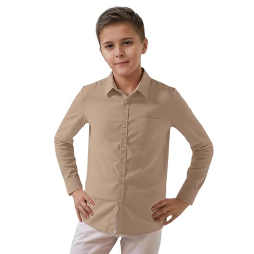 Generisch Hemd Jungen Langarm 158 Slim Fit Student Hemd Baumwolle Revers Freizeithemden Einfarbige Hemdbluse Sommerhemd Boy Langarmshirt Junge Button Down Casual Hemden Sommer Formelle Uniform Generisch Hemd Jungen Langarm 158 Slim Fit Student Hemd Baumwolle Revers Freizeithemden Einfarbige Hemdbluse Sommerhemd Boy Langarmshirt Junge Button Down Casual Hemden Sommer Formelle Uniform von Generisch
