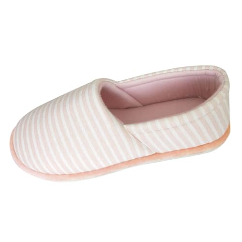 Generisch Herbests Hausschuhe Mädchen - Frauen Plus Größe Baumwolle Hausschuhe Schuhe Dünne Hauspantoffeln Haushaltsschuhe Rutschfest Winterhausschuhe Freizeitschuhe Bequem Flache Sandalen Slipper von Generisch