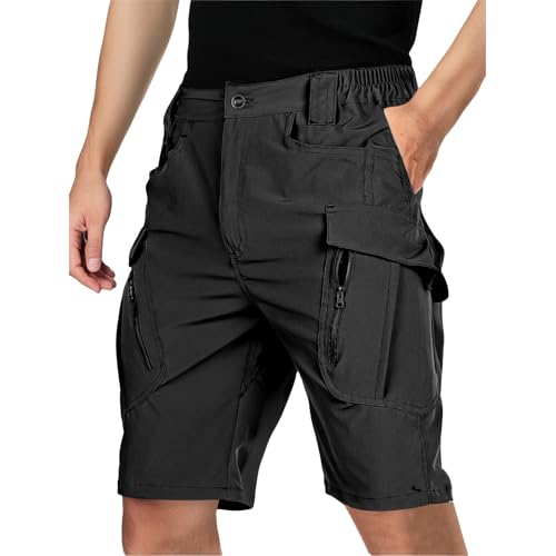 Generisch Herren 3/4 Cargo Shorts Leichte Wanderhose Atmungsaktiv Schnelltrocknen Cargo Bermuda Outdoorhose Sport Radhose Outdoor Sportshorts mit Multi Taschen Freizeithose Arbeitshose Sport Shorts Generisch Herren 3/4 Cargo Shorts Leichte Wanderhose Atmungsaktiv Schnelltrocknen Cargo Bermuda Outdoorhose Sport Radhose Outdoor Sportshorts mit Multi Taschen Freizeithose Arbeitshose Sport Shorts von Generisch
