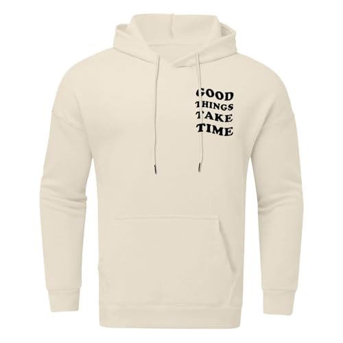Generisch Herren Basic Kapuzenpullover Sweatjacke Pullover Hoodie Sweatshirt von Generisch