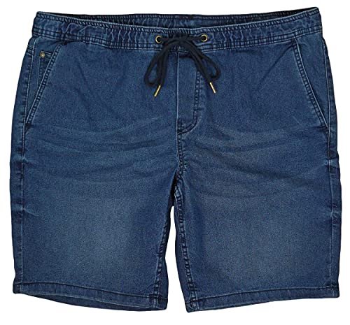 Generisch Herren Bermudas Jeans-Bermudas Denim Shorts Übergröße Kurze Hose 60 bis 68, Farbe:Blau, Größe:60 von Generisch