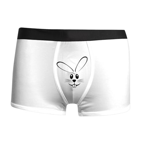 Generisch Herren Boxershorts mit Hase Ostern Muster Weich Atmungsaktiv Stretch-Trunk Bequeme Atmungsaktive Boxershorts Atmungsaktive Herren Niedrige Taille Slips Komfortabel Sport Boxer Generisch Herren Boxershorts mit Hase Ostern Muster Weich Atmungsaktiv Stretch-Trunk Bequeme Atmungsaktive Boxershorts Atmungsaktive Herren Niedrige Taille Slips Komfortabel Sport Boxer von Generisch