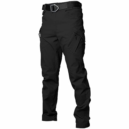 Generisch Herren Cargohose Chino Jeans-Hose Stretch Männer Freizeithose Baggy Cargohose Herren Hose Herren Cargo 5XL Chino Hose Herren Wolle von Generisch