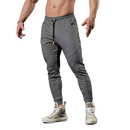 Generisch Herren Cargohose Leicht und Luftig Sommerhose Baggy Jogginghose Einfarbig Basic Haremshose Stretch Hohe Taille Stoffhose Bequem Lang Hosen Freizeithose Straight Bein Hose mit Taschen von Generisch