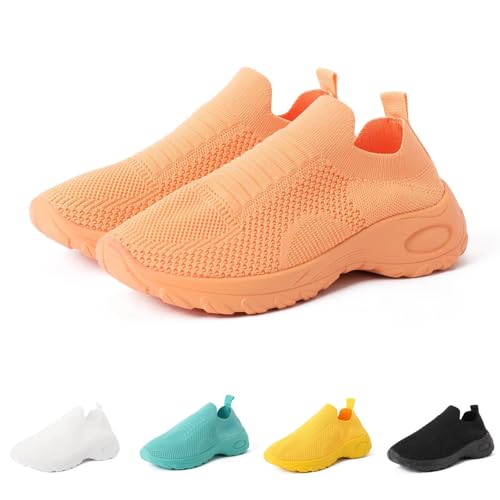 Generisch Herren Damen Slip On Sneaker Leichte Atmungsaktiv Sportschuhe Turnschuhe Bequem Schlupfschuhe Freizeitschuhe Straßenlaufschuhe Walkingschuhe Unisex von Generisch