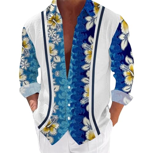 Generisch Herren Druckknöpfen Unifarben Anzug Regular Fit Langarmhemd Hemd Männer Bügelleichtes Business Herren Longsleeve Hemden Extra Langer Arm Polo Langarm HerrenOutdoor Hemd Herren von Generisch