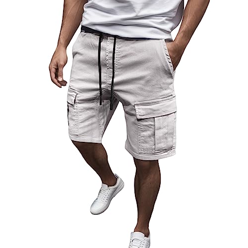 Generisch Herren Einfarbiges Cargo Kurze Hosen Männer Athletic Passung Shorts mit Kordelzug 2025 Sommer Herren-Shorts Kurze Cargo Hose Cargohose Wanderhose Arbeitshosen Generisch Herren Einfarbiges Cargo Kurze Hosen Männer Athletic Passung Shorts mit Kordelzug 2025 Sommer Herren-Shorts Kurze Cargo Hose Cargohose Wanderhose Arbeitshosen von Generisch