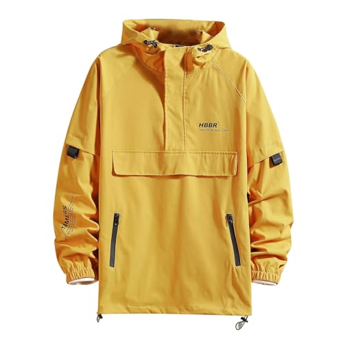 Generisch Herren Fahrradjacke - Kapuzenjacke Herren Atmungsaktiv Sommer Freizeitjacken stilvolle leichte Jacke Outdoor-Freizeit-Cardigan-Jacken Taschenmantel Outdoor Sportjacke Generisch Herren Fahrradjacke - Kapuzenjacke Herren Atmungsaktiv Sommer Freizeitjacken stilvolle leichte Jacke Outdoor-Freizeit-Cardigan-Jacken Taschenmantel Outdoor Sportjacke von Generisch