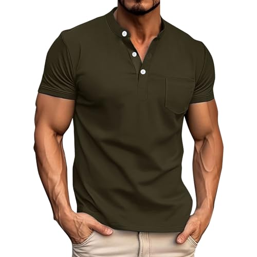 Generisch Herren Fit Polo Shirt Uni Sommer Hemd Kurz Arm Cotton Big Size Polohemd Herren Herren Poloshirt Mit Brusttasche Kurzarm Bunt Von Hajo von Generisch