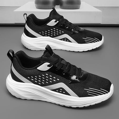 Generisch Herren Freizeitschuhe Sportschuhe Mode Trend Schuhe atmungsaktive leichte Laufschuhe (schwarz,41) von Generisch