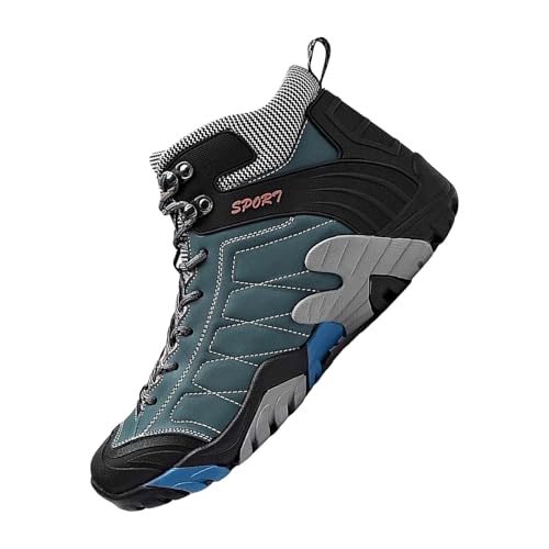 Generisch Herren Halbhoch Wanderschuhe, Winter Warm Turnschuhe Für Fitness Und Alltag Sportschuhe Trekkingschuhe Stadt Und Outdoor Freizeitschuhe Laufschuhe Verstärkung des Fersenteils des Schuhs von Generisch
