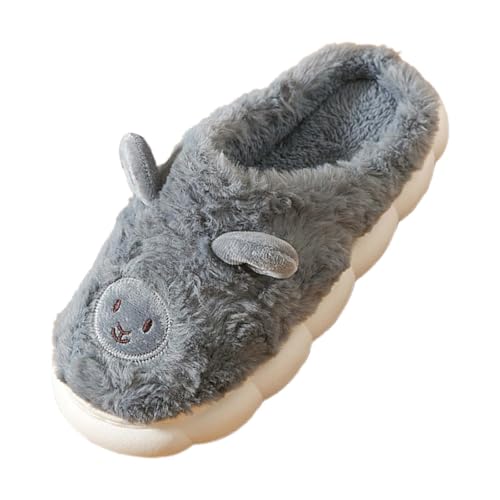 Generisch Herren Hausschuh Pantoffel Karomuster Warme Leichte Pantoffeln Bequem Slipper Winter Memory Foam Plüsch Pantoffeln rutschfest Slippers von Generisch