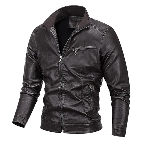 Generisch Herren Jacke Übergangsjacke Bikerjacke Freizeitjacke Gesteppt Echt Lederjacke Herren Winter Lederjacke Herren Jacket S-3Xl Generisch Herren Jacke Übergangsjacke Bikerjacke Freizeitjacke Gesteppt Echt Lederjacke Herren Winter Lederjacke Herren Jacket S-3Xl von Generisch