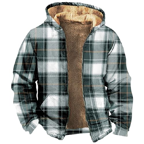 Generisch Herren Jacket Wetterschutzjacke Herren Winterjacke 4Xl Übergangsjacke Herren 5Xl Übergröße Herren Wintermantel Baumwolle Herren Parka Neujahrsgeschenk von Generisch