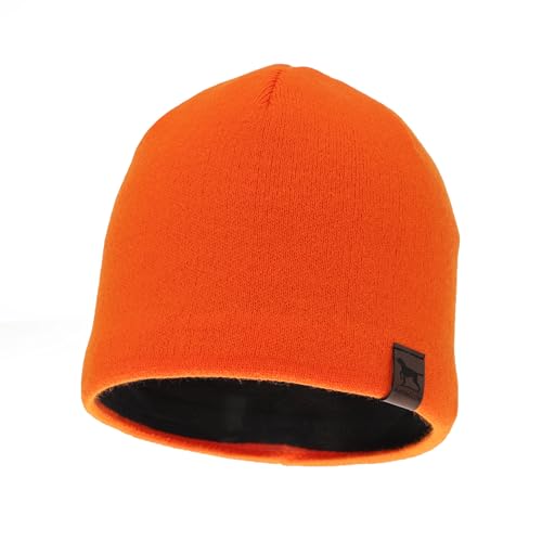 Generisch Herren Jagdmütze Winddicht Maskierung Strickmütze Angeln Jagd Sport Orange von Generisch