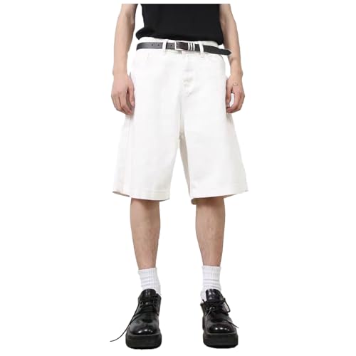 Generisch Herren Jeans Vintage Bermuda Jeanshose Männer Baggy Jeans Shorts mit Tasche Knielang Denim Einfarbig Freizeitshorts Sommer Lockere Kurze Generisch Herren Jeans Vintage Bermuda Jeanshose Männer Baggy Jeans Shorts mit Tasche Knielang Denim Einfarbig Freizeitshorts Sommer Lockere Kurze von Generisch