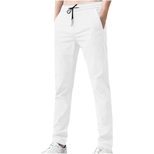 Generisch Herren Jogginghose Lang Sporthose Leichte Atmungsaktiv Trainingshose Fitness Freizeithose Sommer mit Taschen Sweatpants Jogginghosen Männer Streetwear Yogahose von Generisch