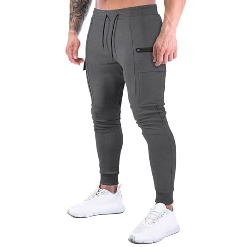 Generisch Herren Jogginghose Trainingshose Mode Freizeithose Locker LäSsig Sport Postoperative Rehahose Sporthose Jogginghose Herren Modern Breite Jogginghose Herren Weiß Jogginghose Für Herren von Generisch