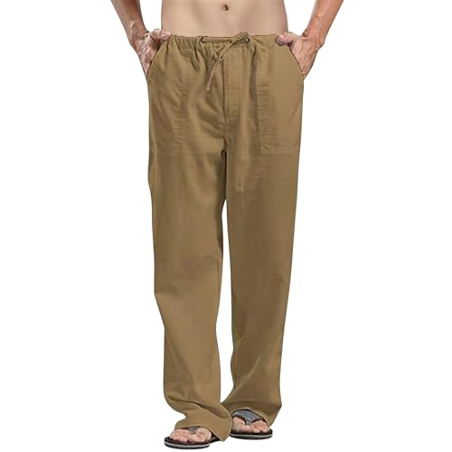 Generisch Herren Jogginghose Trainingshose Mode Freizeithose Locker LäSsig Sport Postoperative Rehahose Sporthose Sweathose Herren Elegante Joggpants Herren Jogginghose Jungen 176 Schwarz von Generisch