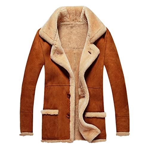 Generisch Herren Mantel Grau Daunenjacke Winter Jacket Men Wintermantel Herren Jogging Jacke Herren Herren Winter Mantel Herren Winterjacke Lang Gothic Mantel Herren Beige Xl von Generisch