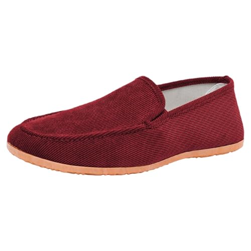 Generisch Herren Mokassins Segelschuhe Loafers Slipper Stoffschuhe Atmungsaktive Freizeitschuhe Ohne Schnürsenkel Walkingschuhe Modische Canvas Schuhe Bequeme Fahrschuhe Slip On Stoffschuhe von Generisch