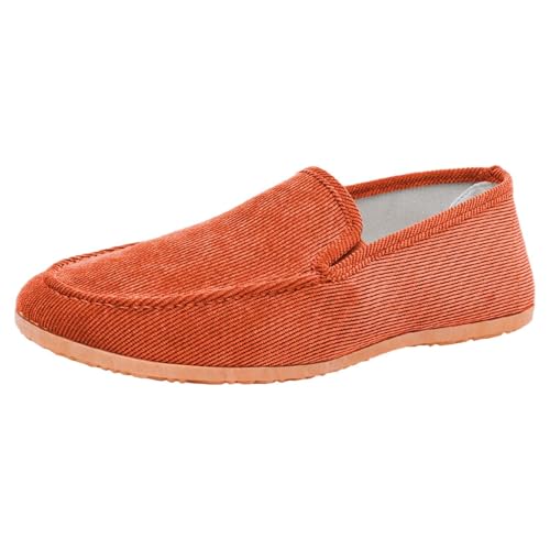 Generisch Herren Mokassins Segelschuhe Loafers Slipper Stoffschuhe Atmungsaktive Freizeitschuhe Ohne Schnürsenkel Walkingschuhe Modische Canvas Schuhe Bequeme Fahrschuhe Slip On Stoffschuhe von Generisch