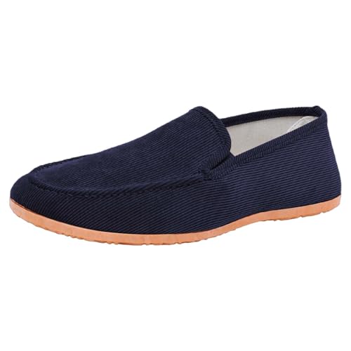 Generisch Herren Mokassins Segelschuhe Loafers Slipper Stoffschuhe Atmungsaktive Freizeitschuhe Ohne Schnürsenkel Walkingschuhe Modische Canvas Schuhe Bequeme Fahrschuhe Slip On Stoffschuhe von Generisch