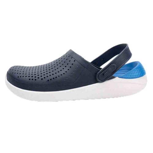 Generisch Herren Outdoor Cool Mop Dual Use Zehen Cap weicher Boden atmungsaktive Anti Rutsch Sport Strandsandalen (blau,40) von Generisch