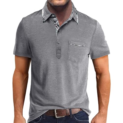 Generisch Herren Poloshirt Kurzarm Reißverschluss Einfarbig Umlegekragen Polohemd Sommer Basic mit Brusttasche Sportstil WeißE Poloshirts Herren Baumwolle Polohemd Schwarz Weiß Generisch Herren Poloshirt Kurzarm Reißverschluss Einfarbig Umlegekragen Polohemd Sommer Basic mit Brusttasche Sportstil WeißE Poloshirts Herren Baumwolle Polohemd Schwarz Weiß von Generisch