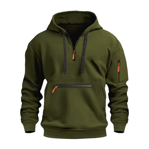 Generisch Herren Pullover Herrens Patchwork Hoodie Langarm Jacquard Kaputzenpullover Farbblock Sweatshirt,Herrenpullover Langarm,Bequem und weich von Generisch