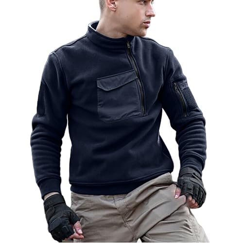 Generisch Herren Pullover Sweatshirt aus Bio Baumwolle (Gr. S XXL) Leichter Business Pulli French Terry Freizeit Jacke Herren Pullover Für Herren Baumwolle Kleidung Herren von Generisch