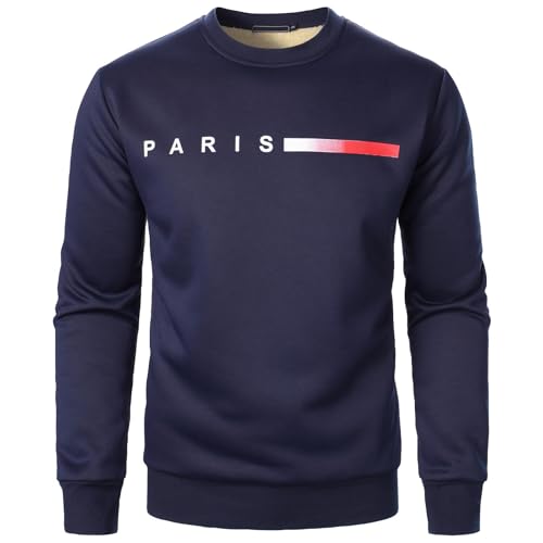 Generisch Herren Pullover warm Dicker Pullover Herren Pullover Herren m funktionspullover Herren Sweat Pullover ohne Kapuzen Leichter Pullover Herren Wander Pullover Herren Sweatshirts für Herren von Generisch