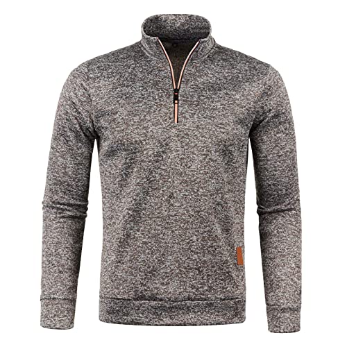 Generisch Herren Rollkragenpullover Zip Pullover Strickpullover Winterpullover Turtleneck Sweater Pulli Arbeitspullover Warm Langarmshirt Regular Fit Fleecepullover Sweatshirt mit Reißverschluss Generisch Herren Rollkragenpullover Zip Pullover Strickpullover Winterpullover Turtleneck Sweater Pulli Arbeitspullover Warm Langarmshirt Regular Fit Fleecepullover Sweatshirt mit Reißverschluss von Generisch