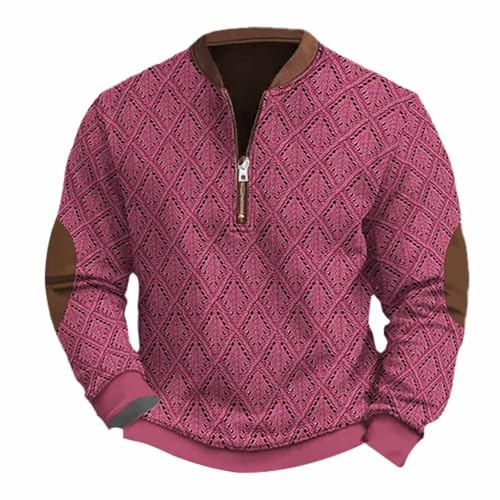 Generisch Herren Rollkragenpullover Zip Pullover Strickpullover Winterpullover Turtleneck Sweater Pulli Pullover Schwarz Sweat Jacke Herren Baumwolle Sweatshirt Damen Ohne Kapuze von Generisch