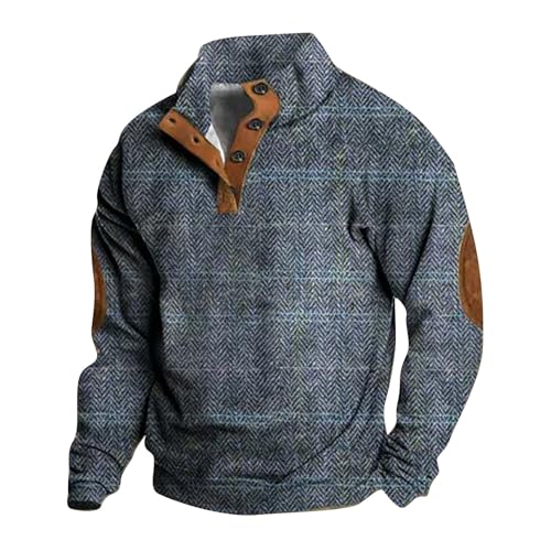Generisch Herren Rundhals Pullover Strickpullover Feinstrick Sweater Männer Business Pullover Basic Knitted Sweatshirt Pulli Herren schwarz männerpullover Langarm Strickjacke Herren schwarz 4XL von Generisch