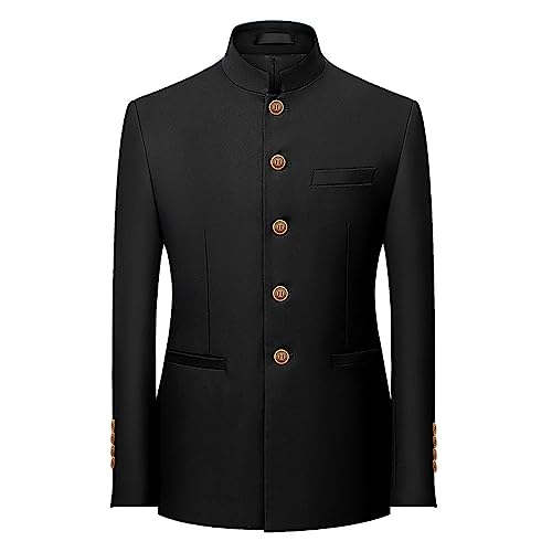 Generisch Herren Slim Fit Anzugjacke Sakko Herren GroßE GrößEn Herren Anzug Slim Fit Anzug Herren Regular Fit Sakko Herren Blau Regular Fit Herren Blazer von Generisch