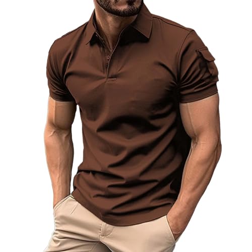 Generisch Herren Sommer T-Shirt Polo Kragen Slim Fit Baumwolle-Anteil Basic schwarzes Männer Poloshirts Longsleeve-Sweatshirt Kurzarm Weißes Kurzarmshirts lang Polo Herren Generisch Herren Sommer T-Shirt Polo Kragen Slim Fit Baumwolle-Anteil Basic schwarzes Männer Poloshirts Longsleeve-Sweatshirt Kurzarm Weißes Kurzarmshirts lang Polo Herren von Generisch