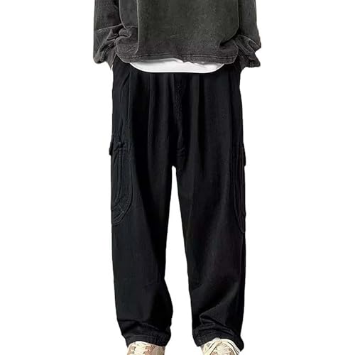 Generisch Herren Sporthose Baggy Cargohose Herren Jogginghose Atmungsaktiv Casual Freizeithose Relaxed Fit Outdoorhose Herren Softshellhose Hosen Herren Jeans Herren Trekking von Generisch