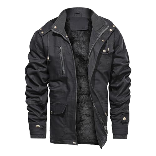 Generisch Herren Steppjacke Outdoor Basicjacke Winter Jacke Parka Herren Jacke Winterjacke Übergangsjacke Jacke Herren Winterjacke Winterjacke Herren Größe S von Generisch