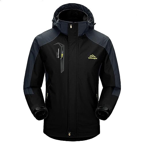 Generisch Herren Steppjacke in Daunenjacken-Optik | Winterjacke Übergangsjacke Herren 3 In 1 Allwetterjacke Herren Winterjacke Lang 4Xl Winterjacke Herren Parka GrüN von Generisch