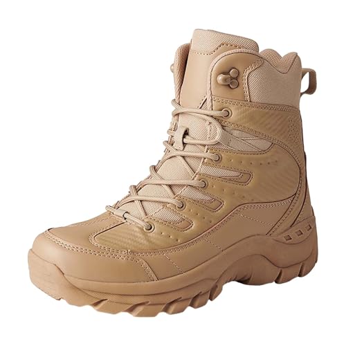 Generisch Herren Stiefel Taktische MilitäRstiefel Army Combat Boots VerschleißFest Rutschfeste Outdoorschuhe Trekkingschuhe Wanderschuhe High Top Schlupfstiefel Jagdstiefel Winterstiefel Generisch Herren Stiefel Taktische MilitäRstiefel Army Combat Boots VerschleißFest Rutschfeste Outdoorschuhe Trekkingschuhe Wanderschuhe High Top Schlupfstiefel Jagdstiefel Winterstiefel von Generisch