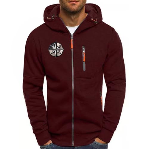 Generisch Herren Sweatjacke Hoodie Kapuzenjacke mit Reißverschluss Oversized Sweatshirt Kapuzenpullover Sportjacke Outdoorjacke Trainingsjacke Generisch Herren Sweatjacke Hoodie Kapuzenjacke mit Reißverschluss Oversized Sweatshirt Kapuzenpullover Sportjacke Outdoorjacke Trainingsjacke von Generisch